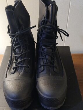 Converse Black Lace-Up Men's Combat Boots